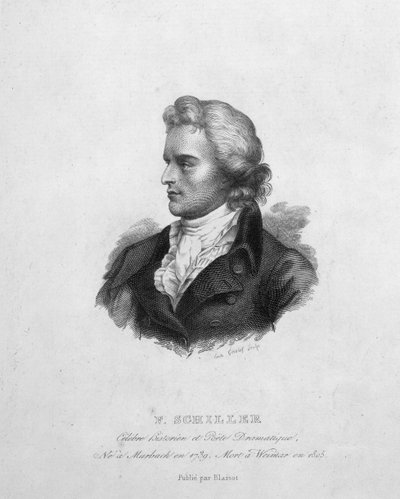 Friedrich Schiller by Emile Giroux